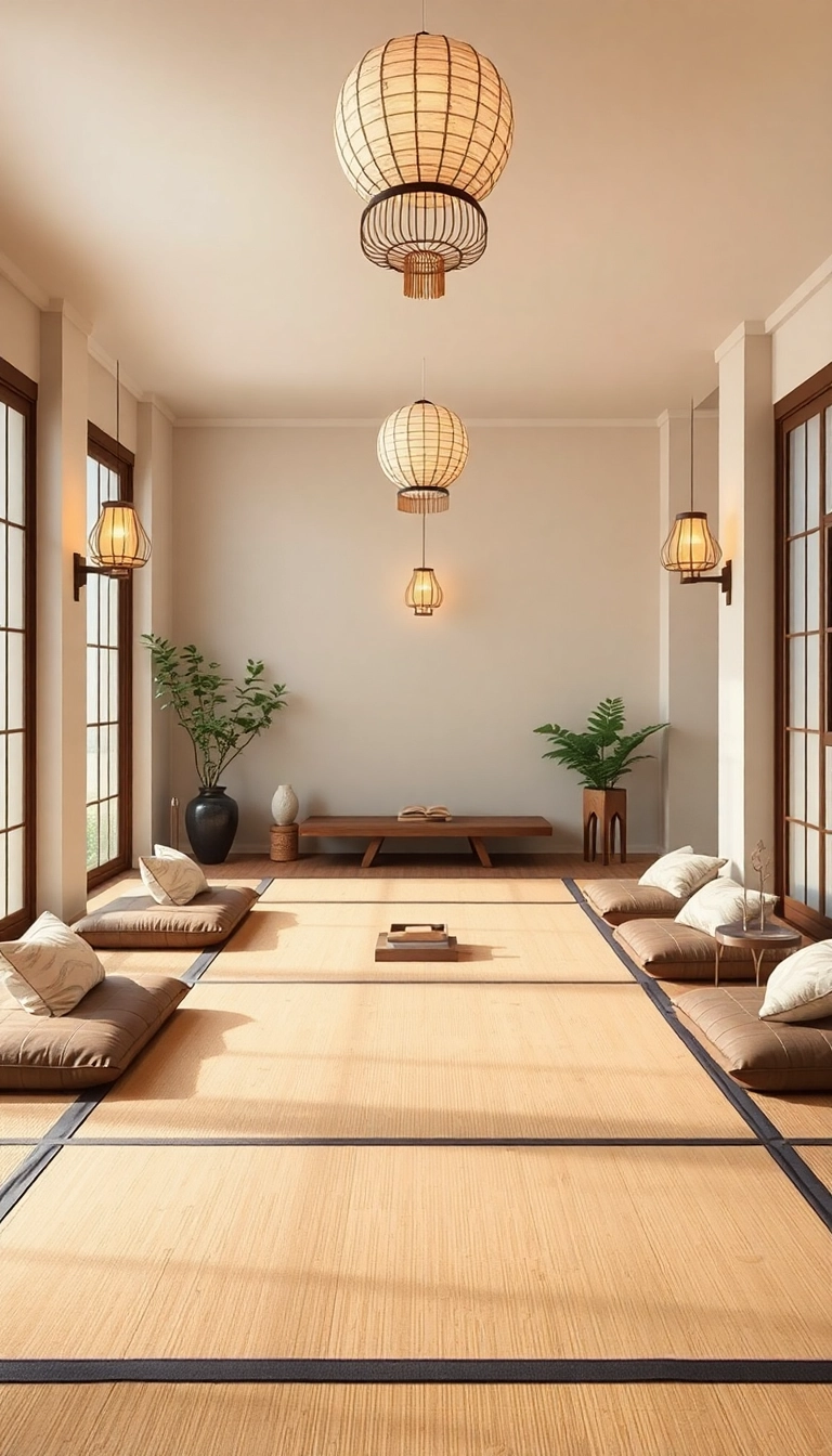 19 Tranquil Meditation Room Designs to Create Your Personal Sanctuary (You'll Love #7!) - 14. Inspired by the East