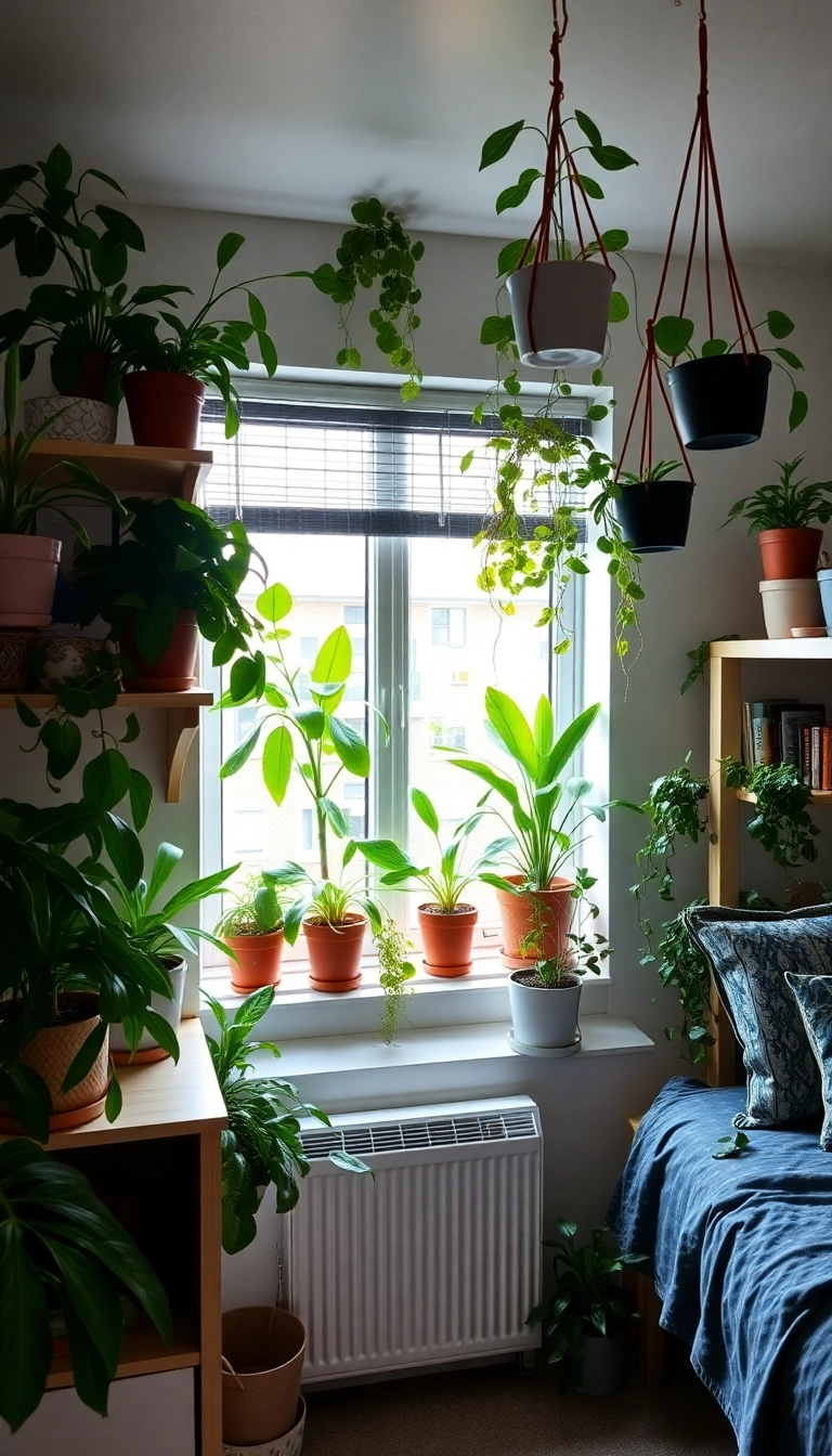 20 Dorm Room Ideas That Will Transform Your Space Without Breaking the Bank! - 6. Greenery for Freshness