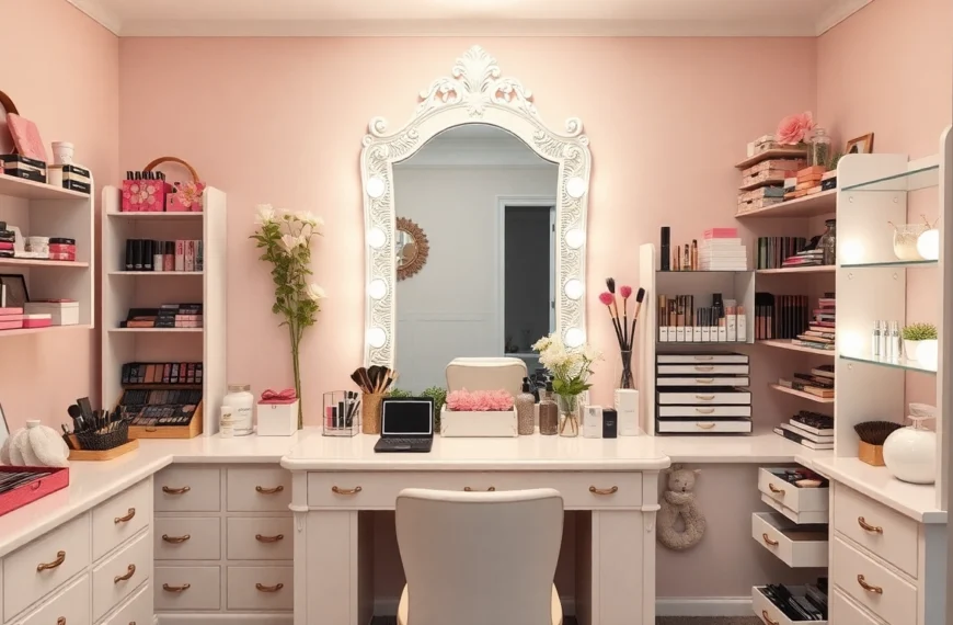 12 Feminine Makeup Room Ideas That Are So Functional You’ll Wonder How You Lived Without…