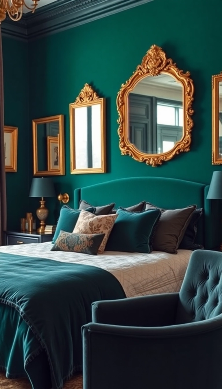 Get the Five-Star Treatment: 14 Hotel Inspired Bedroom Designs You’ll Love! - 2. Rich Jewel Tones