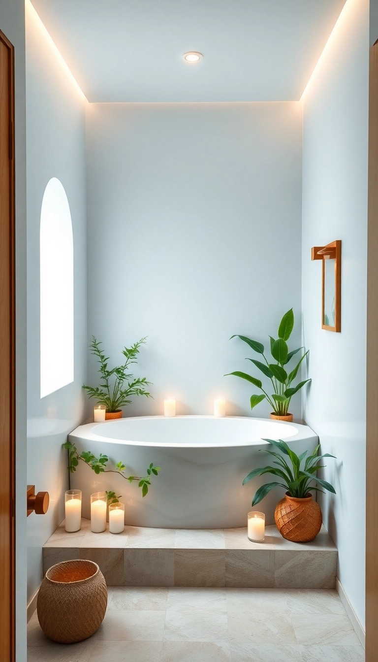 20 Stunning Restroom Decor Ideas That'll Transform Your Space (You'll Love #7!) - 10. Spa-Like Serenity