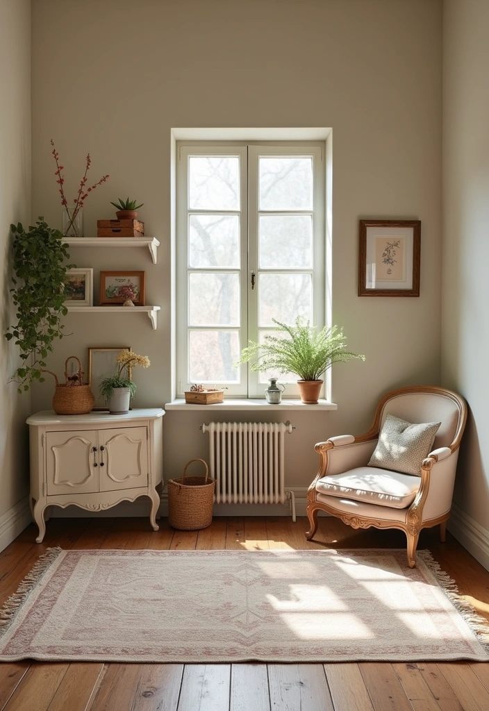 21 Meditation Room Ideas That Will Transform Your Space into a Zen Oasis! - 5. Vintage Charm