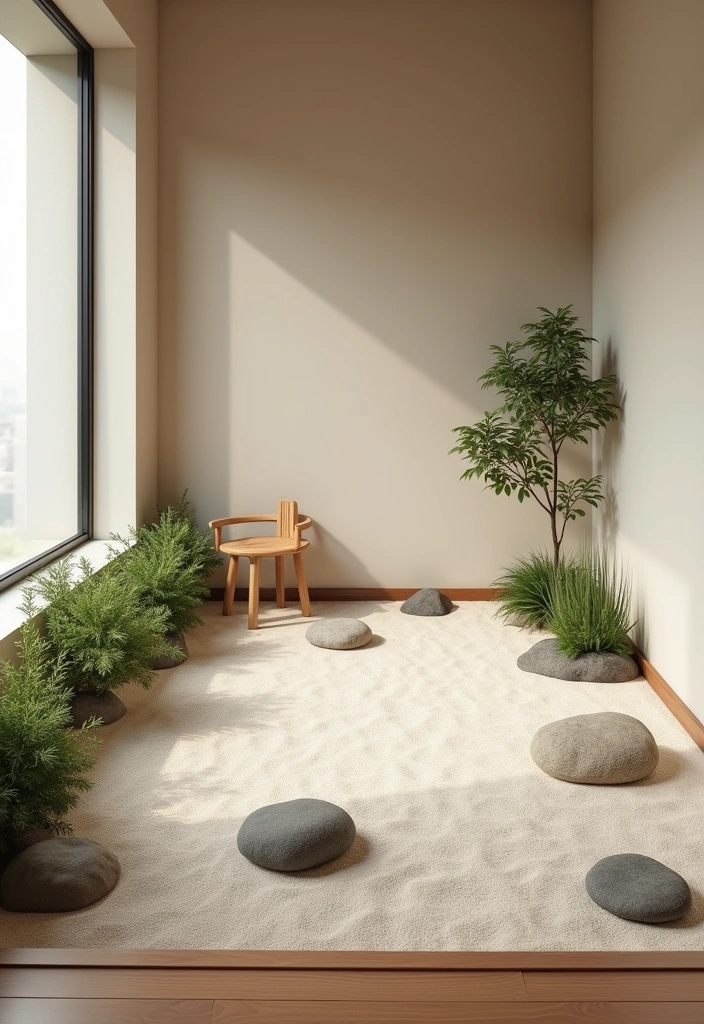 21 Meditation Room Ideas That Will Transform Your Space into a Zen Oasis! - 4. Zen Garden Vibes