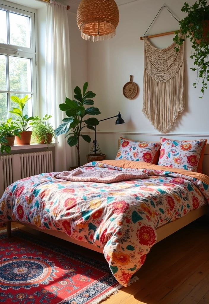 21 IKEA Bedroom Ideas That'll Transform Your Space on a Budget (You Won't Believe #15!) - 5. Bohemian Bliss with FJÄDERMOLN