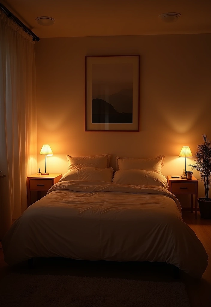 21 IKEA Bedroom Ideas That'll Transform Your Space on a Budget (You Won't Believe #15!) - 16. Soft Lighting with RANARP