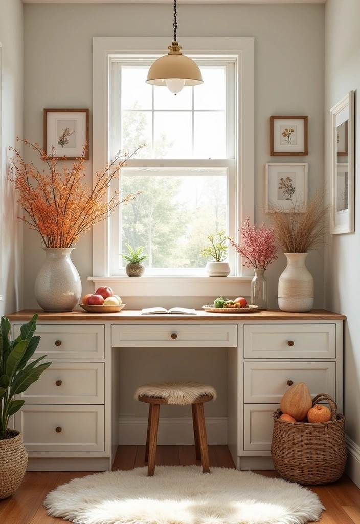 21 Vanity Room Ideas That Will Elevate Your Beauty Space to a Whole New Level! - 20. Seasonal Decor Changes